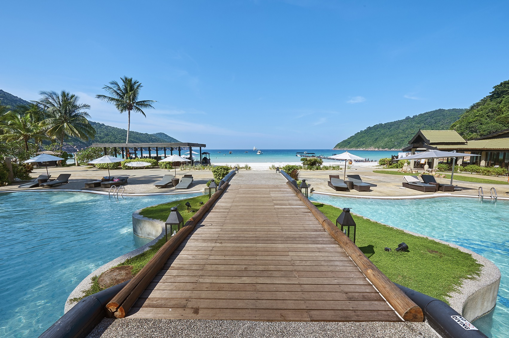 リゾート内にてご滞在